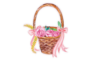Flower Basket in Watercolor: A Design Review for Real Projects
