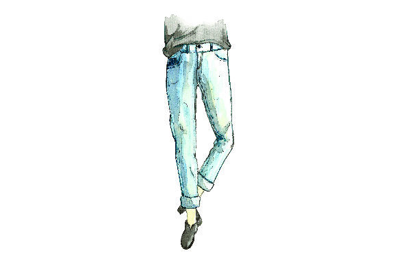 Jeans Illustrations: Elevate Your Website and Editorial Design with Beauty Amp