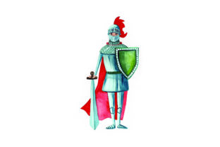 Medieval Knight - Watercolor Design Review for Handmade Creators