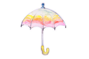 Watercolor Umbrella Embroidery Design Review